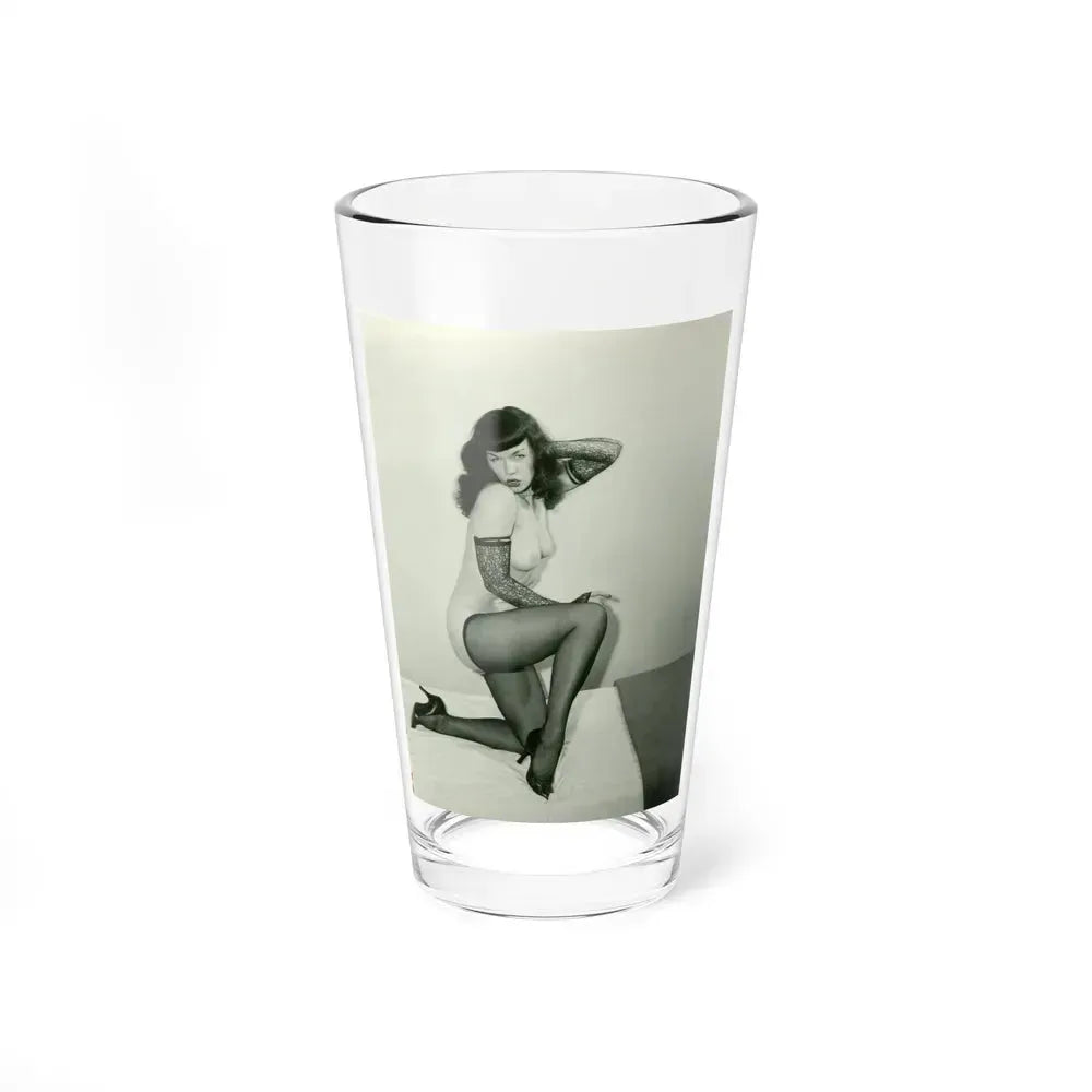 Bettie Page #199 (Vintage Female Icon) Pint Glass 16oz 16oz - Go Mug Yourself