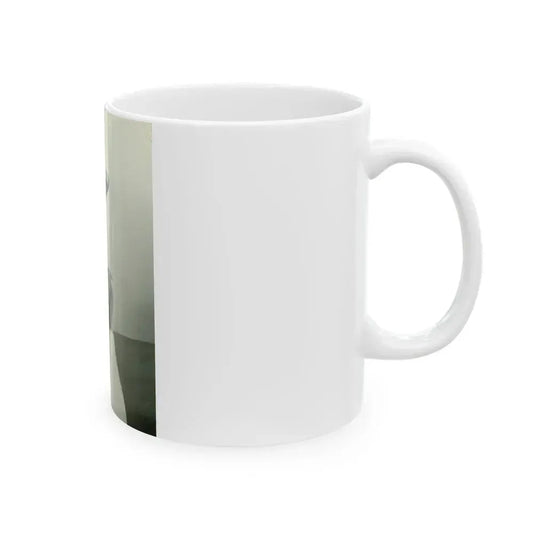 Bettie Page #199 (Vintage Female Icon) White Coffee Mug - Go Mug Yourself