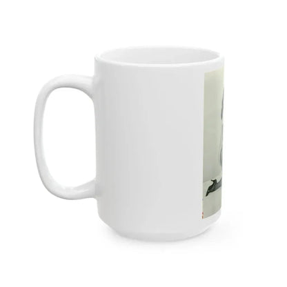 Bettie Page #199 (Vintage Female Icon) White Coffee Mug - Go Mug Yourself