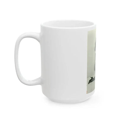 Bettie Page #199 (Vintage Female Icon) White Coffee Mug - Go Mug Yourself