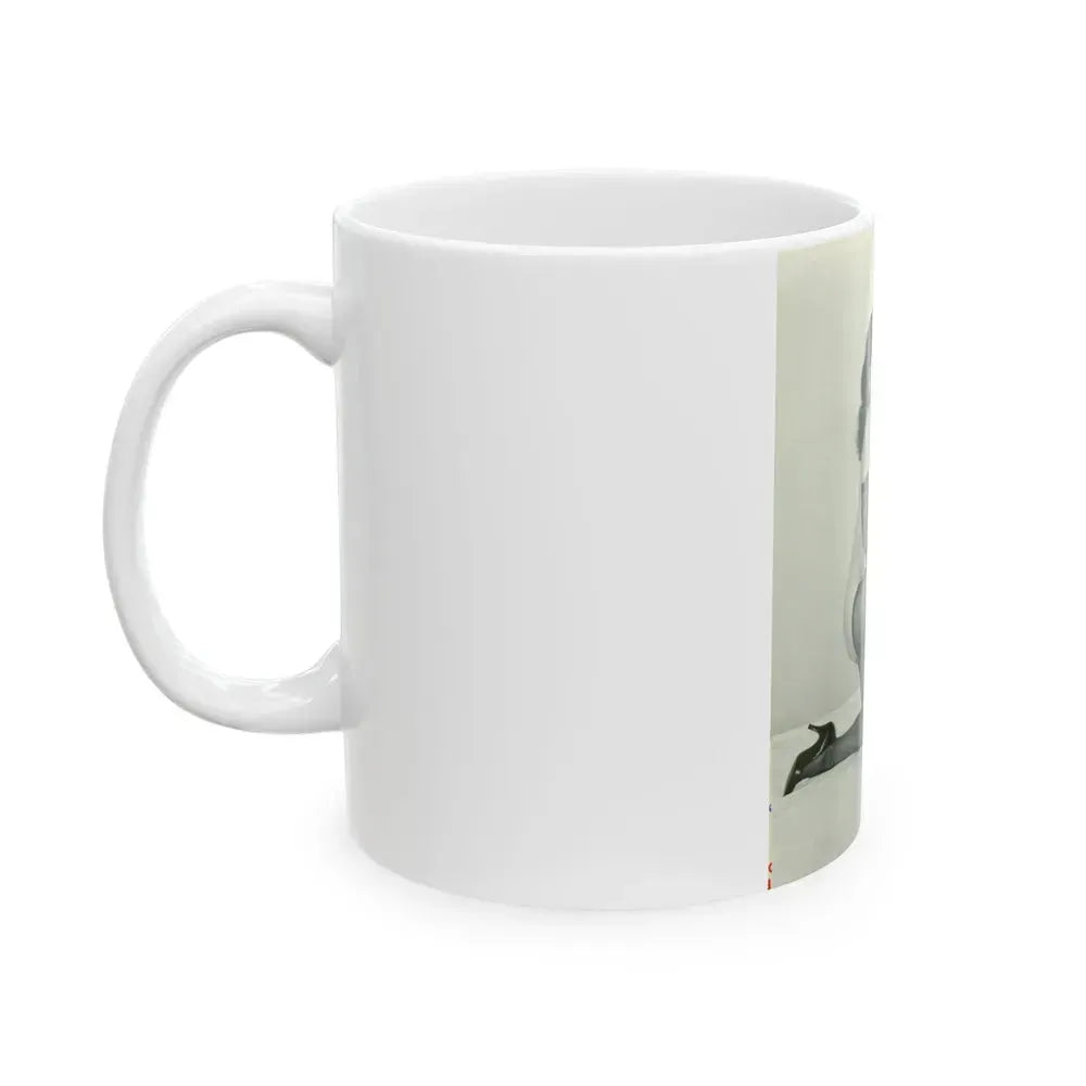 Bettie Page #199 (Vintage Female Icon) White Coffee Mug - Go Mug Yourself