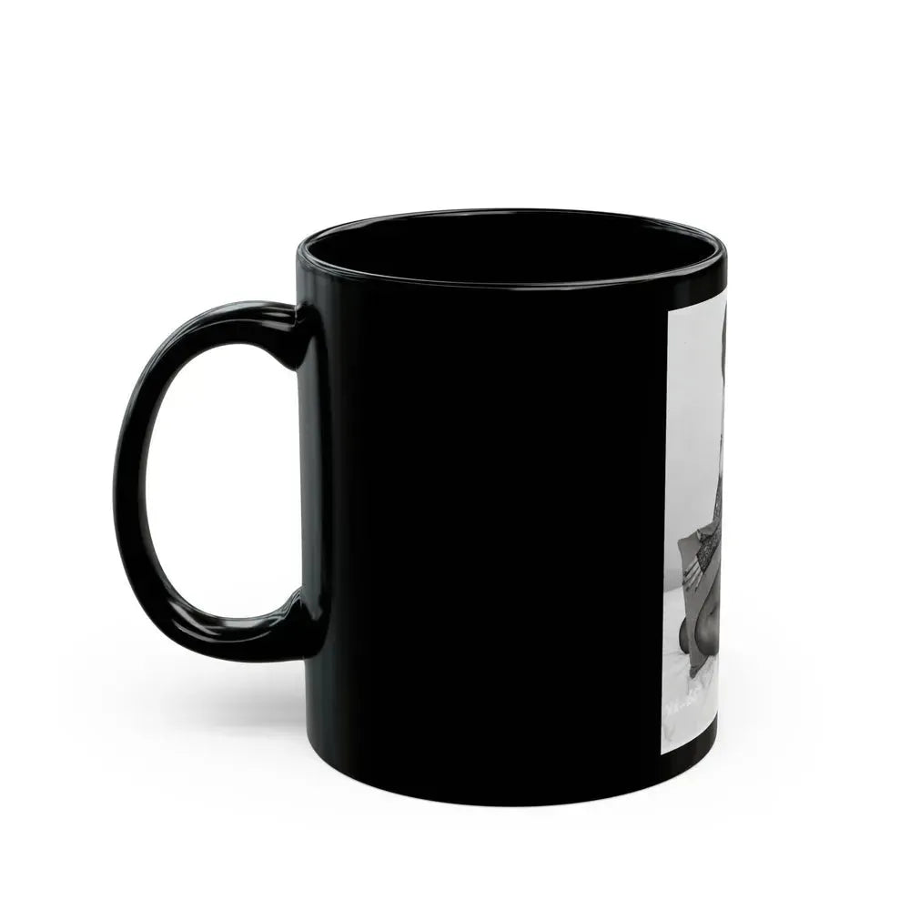 Bettie Page #200 (Vintage Female Icon) Black Coffee Mug - Go Mug Yourself