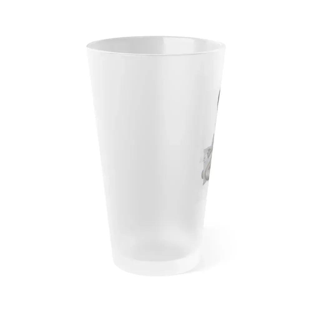 Bettie Page #200 (Vintage Female Icon) Frosted Pint Glass 16oz - Go Mug Yourself