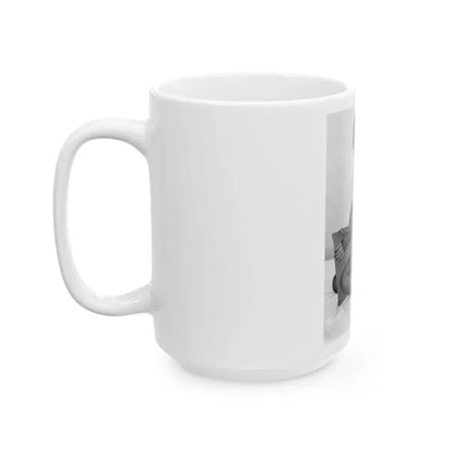 Bettie Page #200 (Vintage Female Icon) White Coffee Mug - Go Mug Yourself