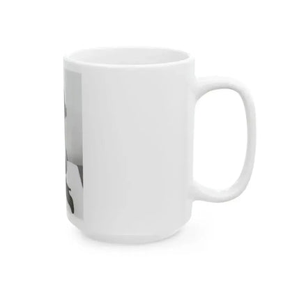 Bettie Page #200 (Vintage Female Icon) White Coffee Mug - Go Mug Yourself