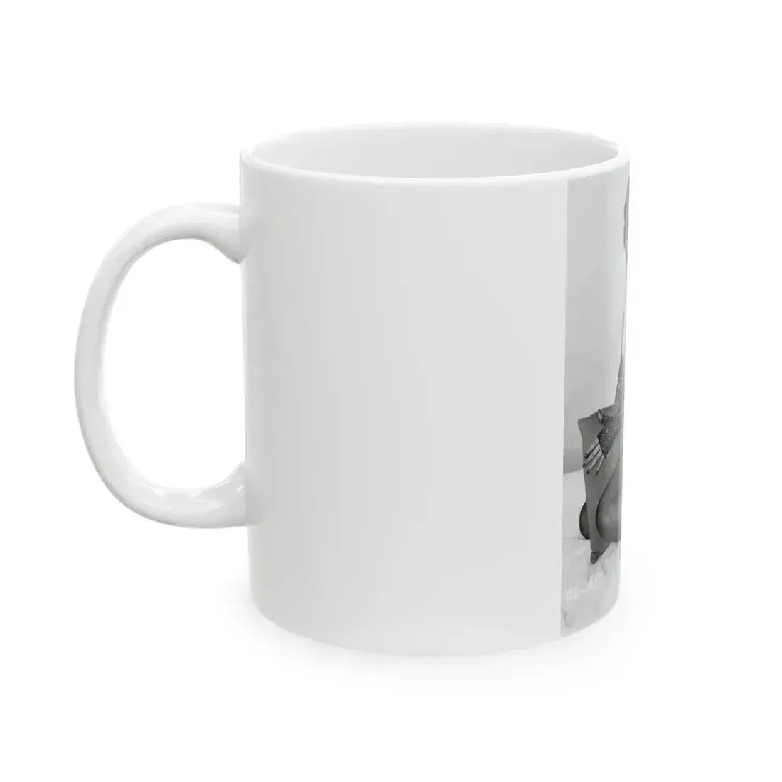 Bettie Page #200 (Vintage Female Icon) White Coffee Mug - Go Mug Yourself