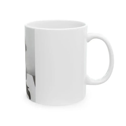 Bettie Page #200 (Vintage Female Icon) White Coffee Mug - Go Mug Yourself