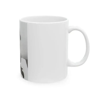 Bettie Page #200 (Vintage Female Icon) White Coffee Mug - Go Mug Yourself