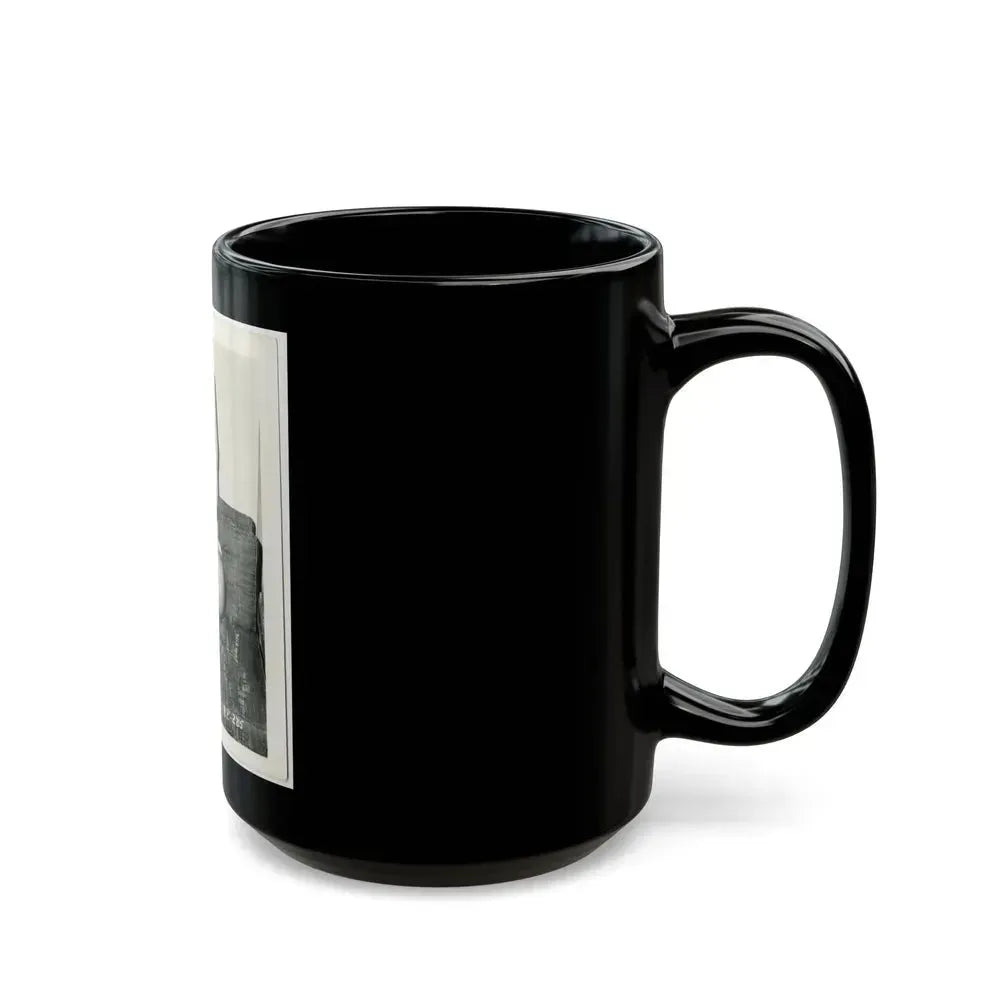 Bettie Page #201 (Vintage Female Icon) Black Coffee Mug - Go Mug Yourself