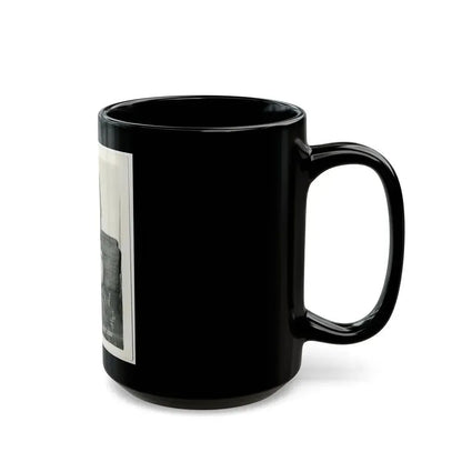 Bettie Page #201 (Vintage Female Icon) Black Coffee Mug - Go Mug Yourself