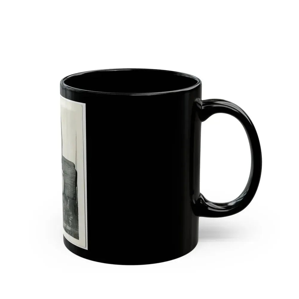 Bettie Page #201 (Vintage Female Icon) Black Coffee Mug - Go Mug Yourself