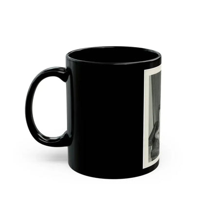 Bettie Page #201 (Vintage Female Icon) Black Coffee Mug - Go Mug Yourself