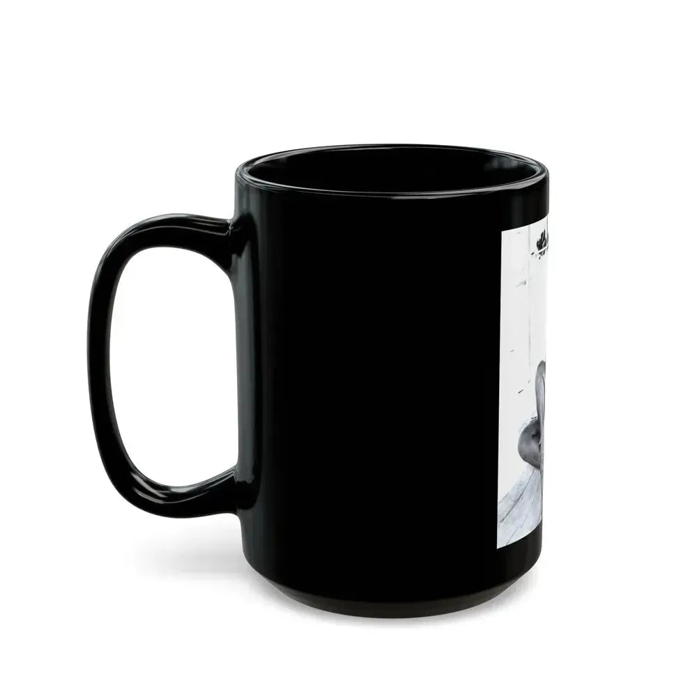 Bettie Page #202 (Vintage Female Icon) Black Coffee Mug - Go Mug Yourself