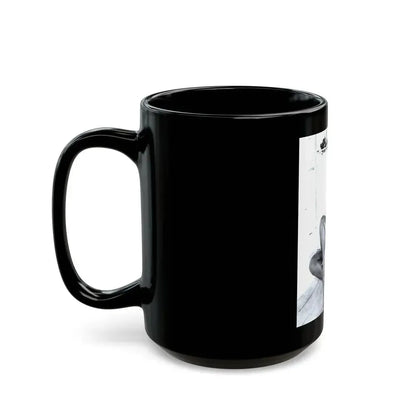 Bettie Page #202 (Vintage Female Icon) Black Coffee Mug - Go Mug Yourself