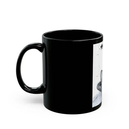 Bettie Page #202 (Vintage Female Icon) Black Coffee Mug - Go Mug Yourself