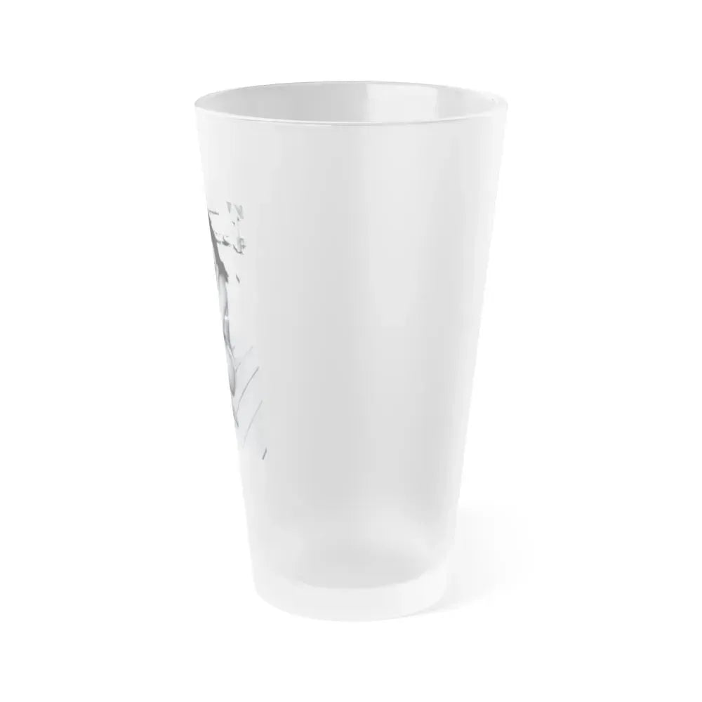 Bettie Page #202 (Vintage Female Icon) Frosted Pint Glass 16oz - Go Mug Yourself