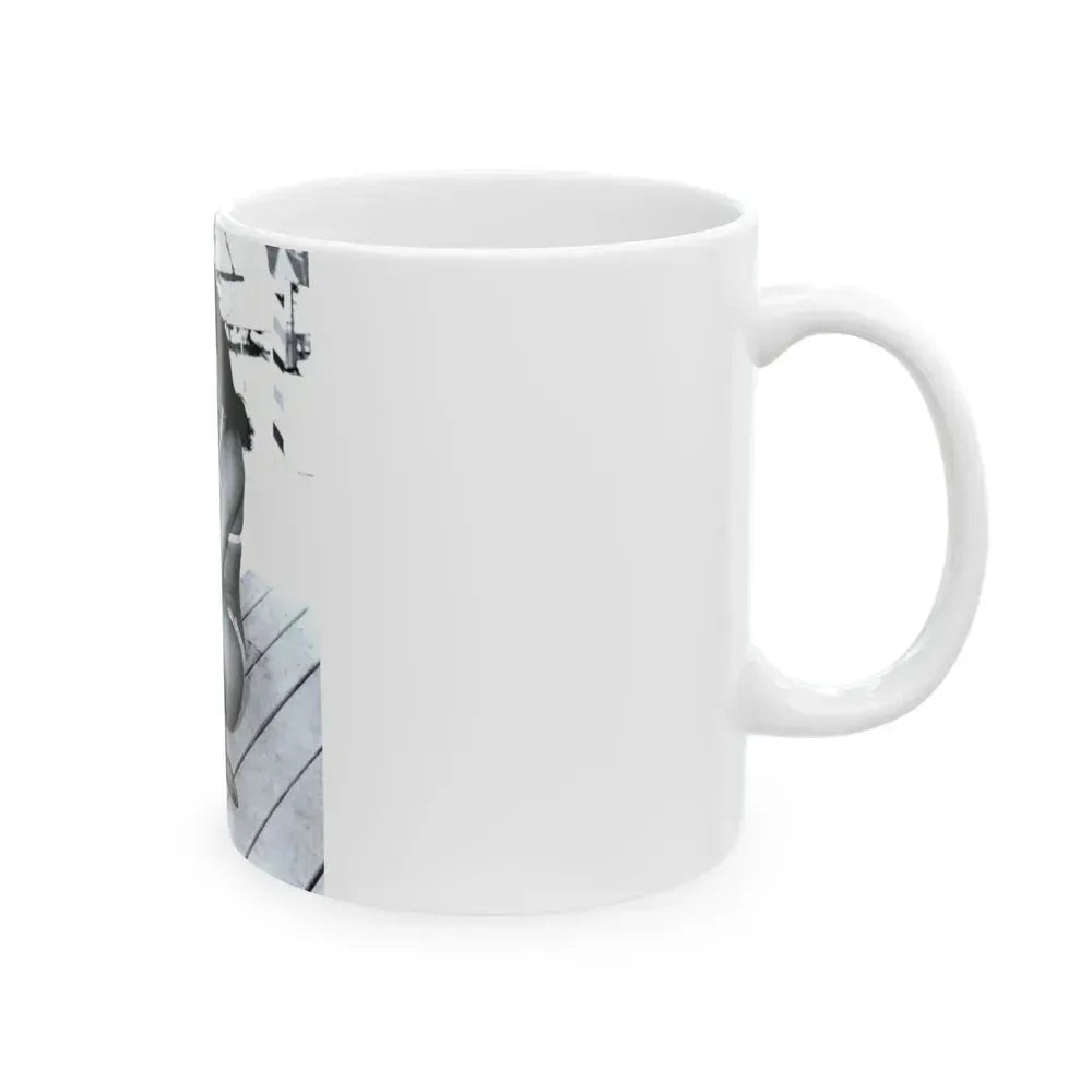 Bettie Page #202 (Vintage Female Icon) White Coffee Mug - Go Mug Yourself