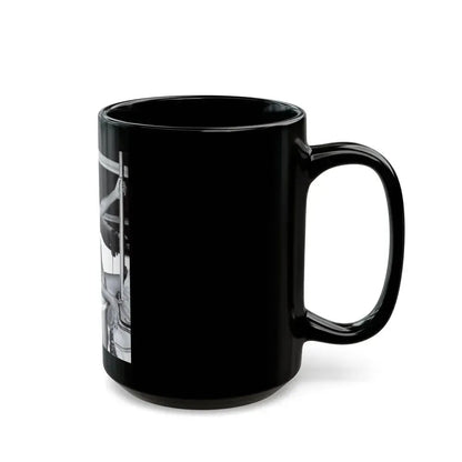 Bettie Page #203 (Vintage Female Icon) Black Coffee Mug - Go Mug Yourself