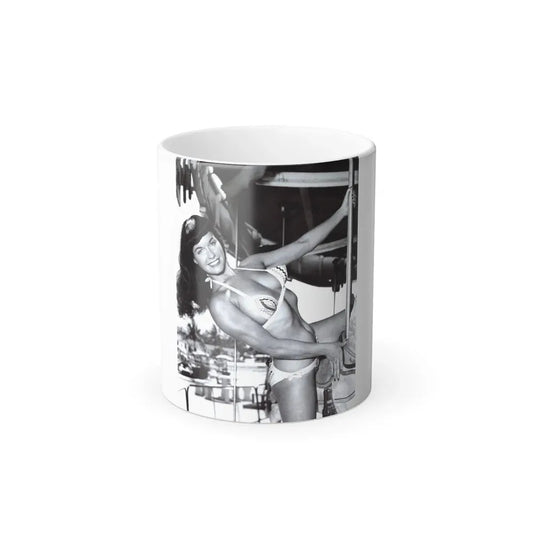Bettie Page #203 (Vintage Female Icon) Color Changing Coffee Mug 11oz - Go Mug Yourself