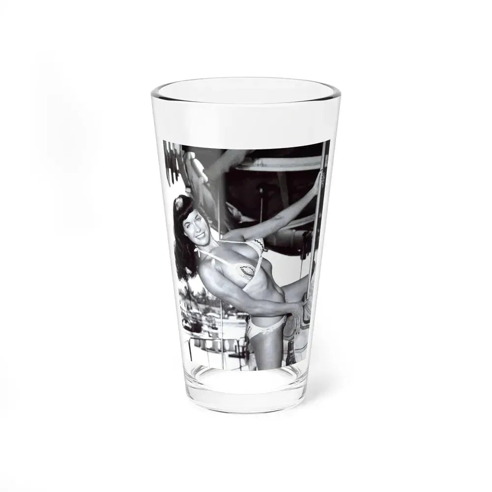 Bettie Page #203 (Vintage Female Icon) Pint Glass 16oz 16oz - Go Mug Yourself