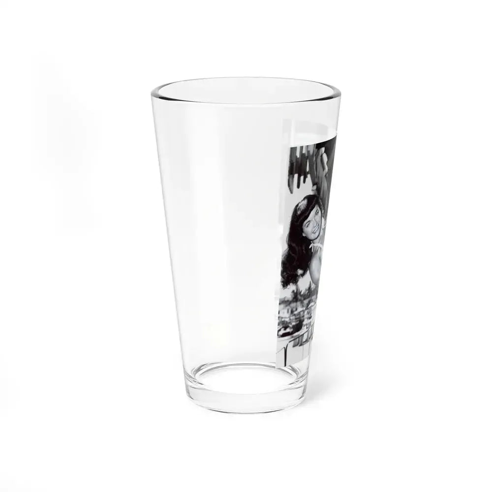 Bettie Page #203 (Vintage Female Icon) Pint Glass 16oz - Go Mug Yourself