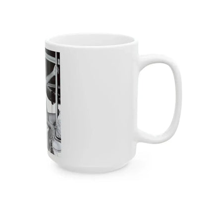 Bettie Page #203 (Vintage Female Icon) White Coffee Mug - Go Mug Yourself