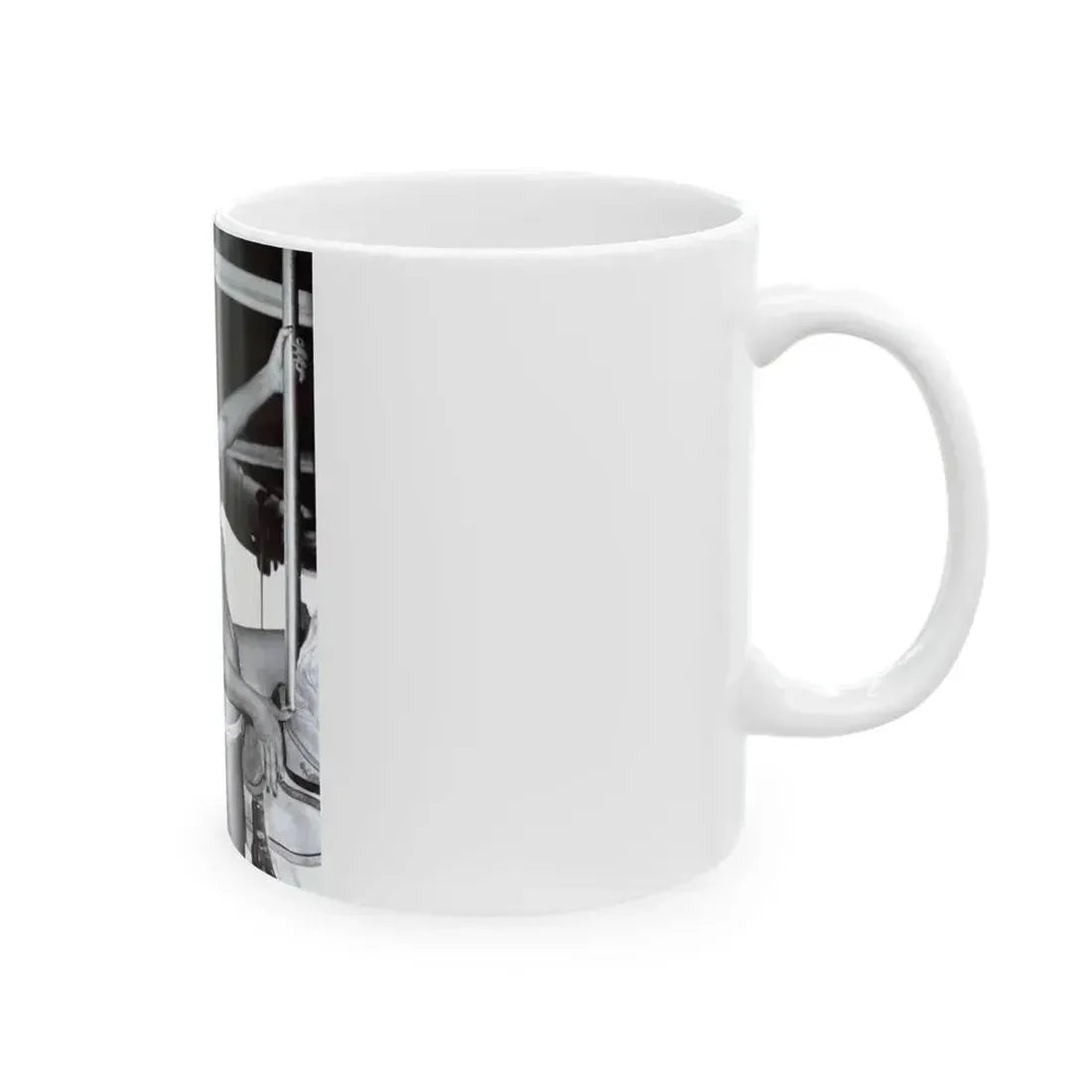 Bettie Page #203 (Vintage Female Icon) White Coffee Mug - Go Mug Yourself