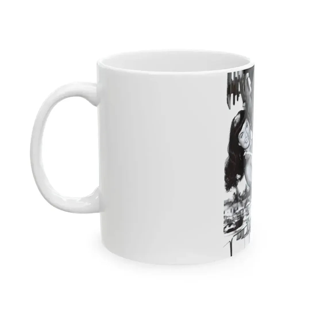 Bettie Page #203 (Vintage Female Icon) White Coffee Mug - Go Mug Yourself