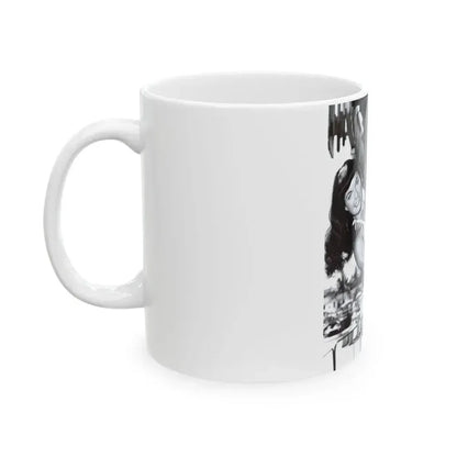 Bettie Page #203 (Vintage Female Icon) White Coffee Mug - Go Mug Yourself