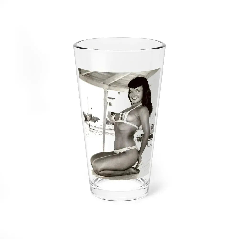 Bettie Page #204 (Vintage Female Icon) Pint Glass 16oz 16oz - Go Mug Yourself