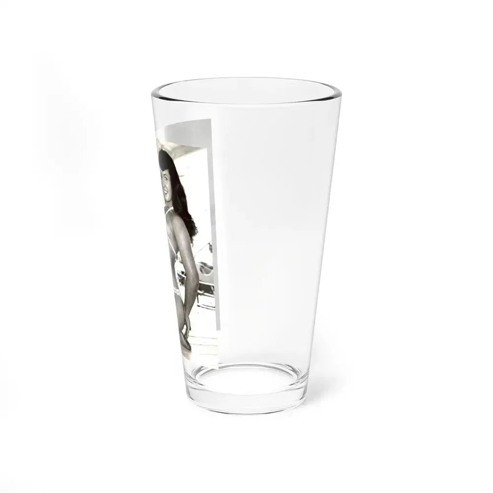 Bettie Page #204 (Vintage Female Icon) Pint Glass 16oz - Go Mug Yourself
