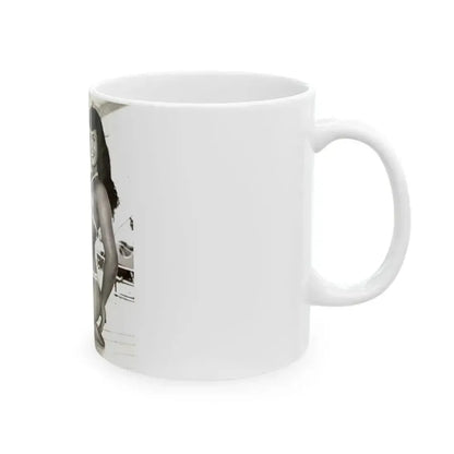 Bettie Page #204 (Vintage Female Icon) White Coffee Mug - Go Mug Yourself