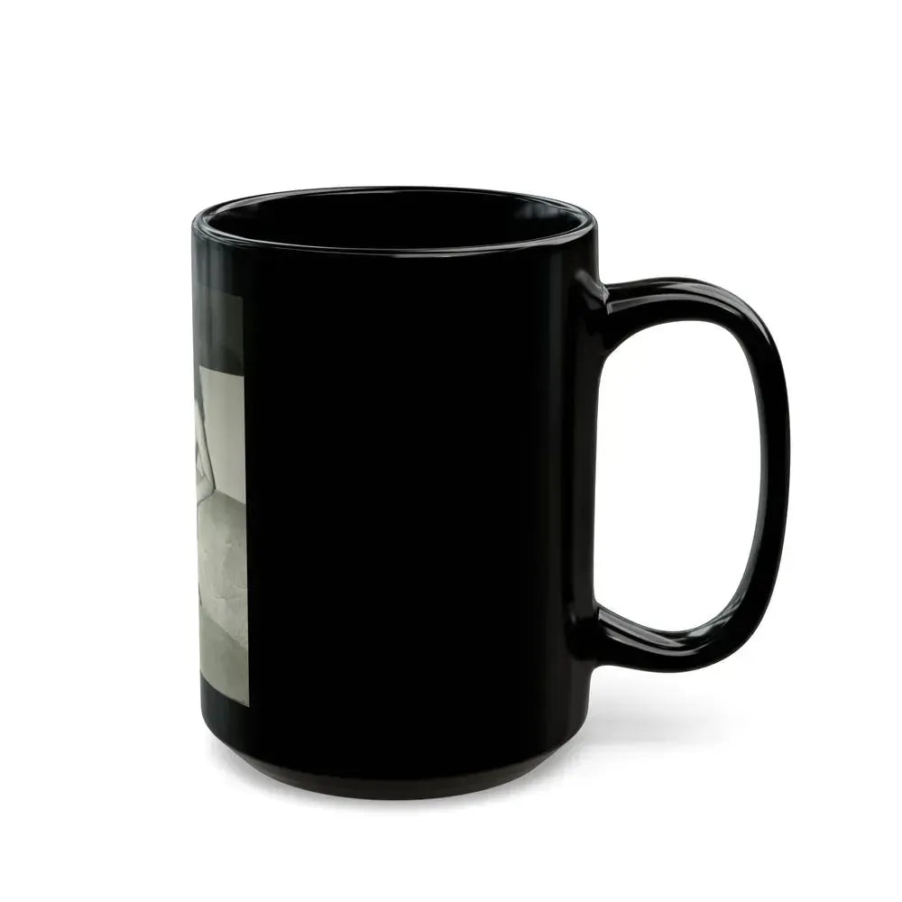Bettie Page #206 (Vintage Female Icon) Black Coffee Mug - Go Mug Yourself