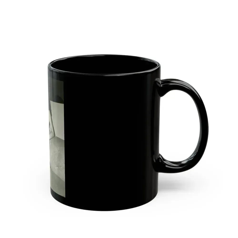 Bettie Page #206 (Vintage Female Icon) Black Coffee Mug - Go Mug Yourself