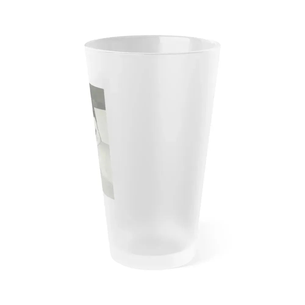 Bettie Page #206 (Vintage Female Icon) Frosted Pint Glass 16oz - Go Mug Yourself