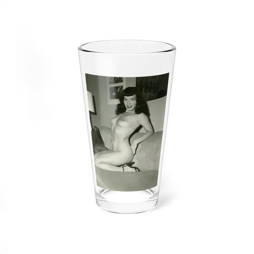 Bettie Page #206 (Vintage Female Icon) Pint Glass 16oz 16oz - Go Mug Yourself