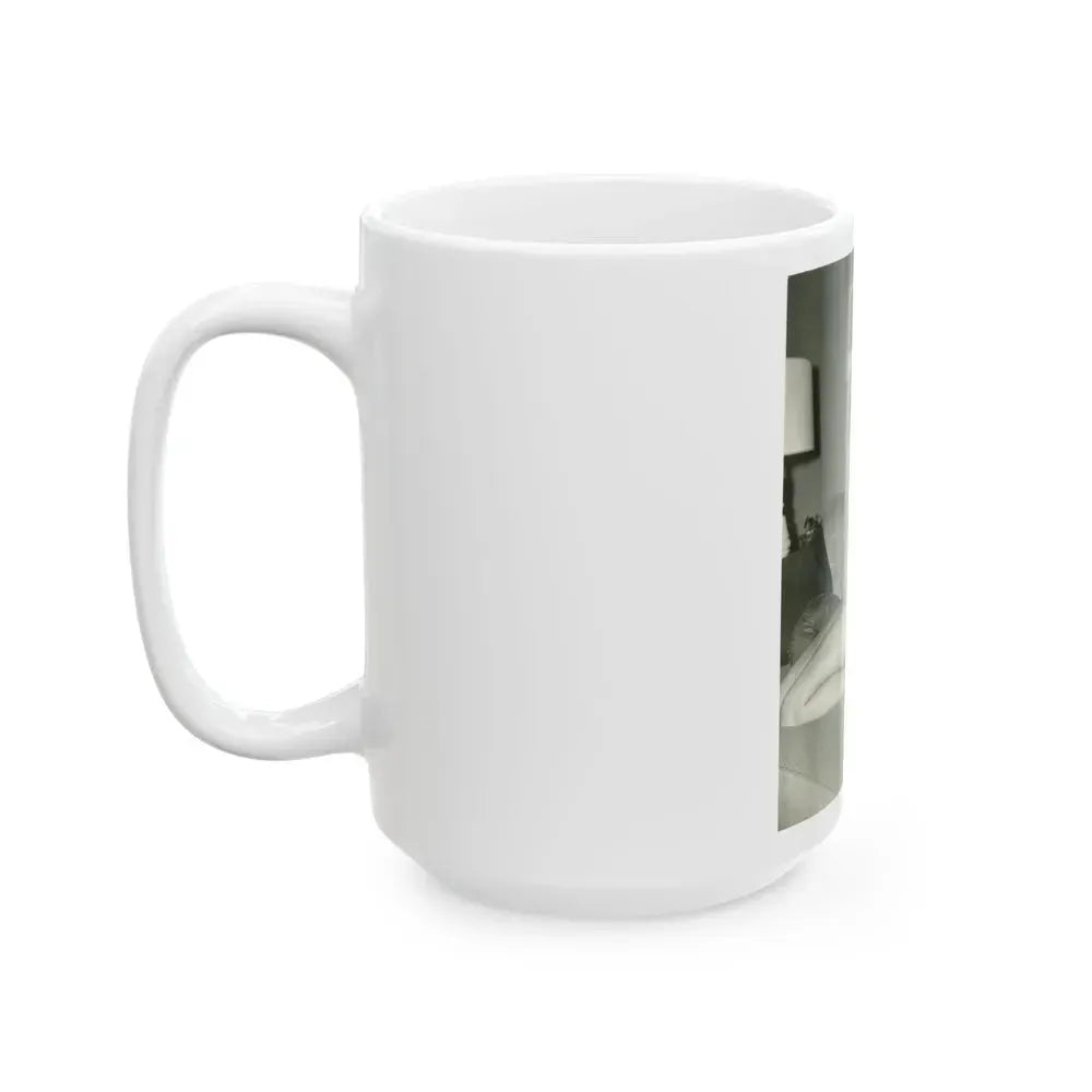 Bettie Page #206 (Vintage Female Icon) White Coffee Mug - Go Mug Yourself