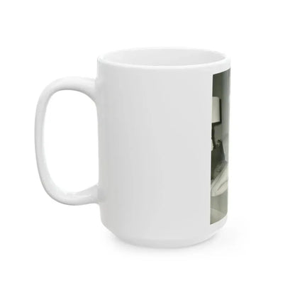 Bettie Page #206 (Vintage Female Icon) White Coffee Mug - Go Mug Yourself