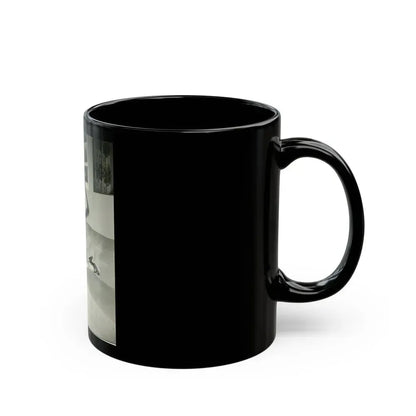Bettie Page #207 (Vintage Female Icon) Black Coffee Mug - Go Mug Yourself
