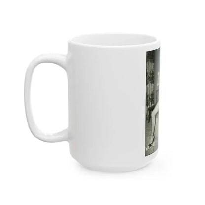 Bettie Page #207 (Vintage Female Icon) White Coffee Mug - Go Mug Yourself
