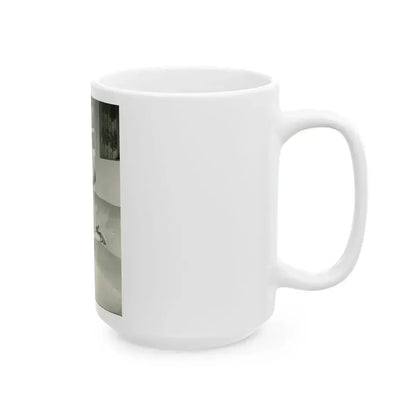 Bettie Page #207 (Vintage Female Icon) White Coffee Mug - Go Mug Yourself