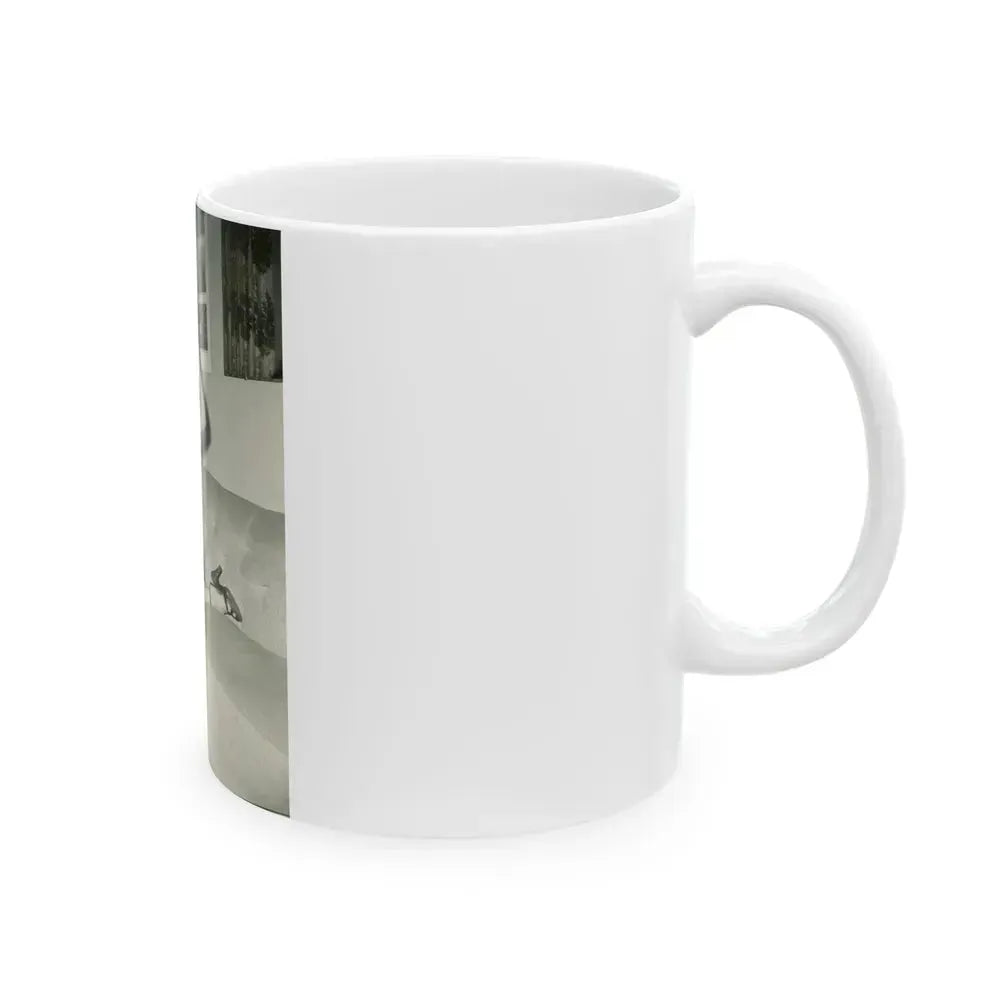 Bettie Page #207 (Vintage Female Icon) White Coffee Mug - Go Mug Yourself