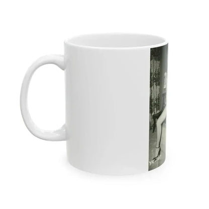 Bettie Page #207 (Vintage Female Icon) White Coffee Mug - Go Mug Yourself