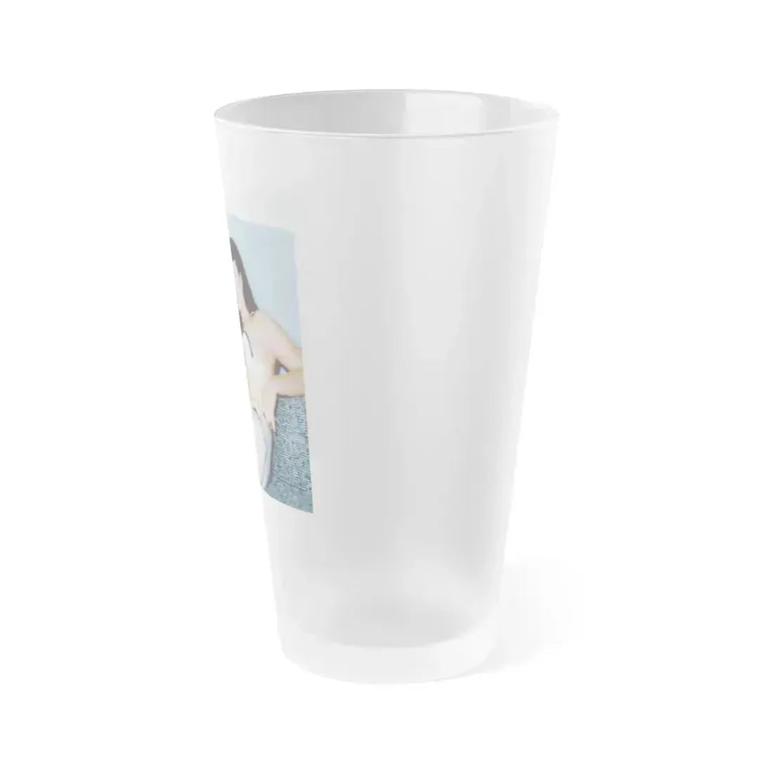 Bettie Page #209 (Vintage Female Icon) Frosted Pint Glass 16oz - Go Mug Yourself