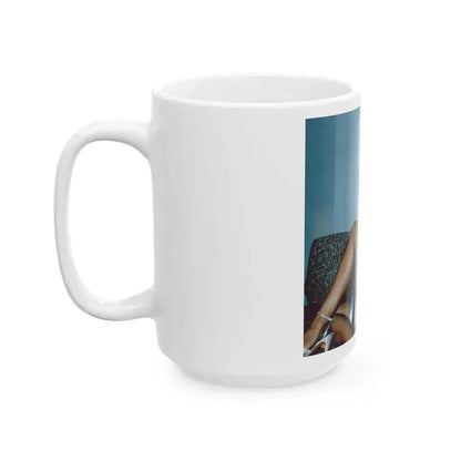 Bettie Page #209 (Vintage Female Icon) White Coffee Mug - Go Mug Yourself