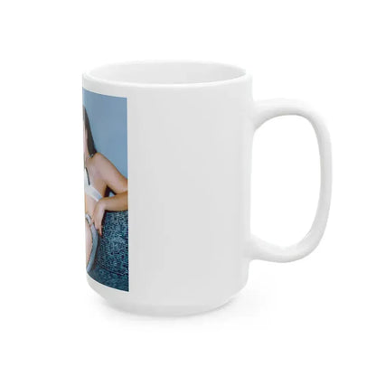 Bettie Page #209 (Vintage Female Icon) White Coffee Mug - Go Mug Yourself