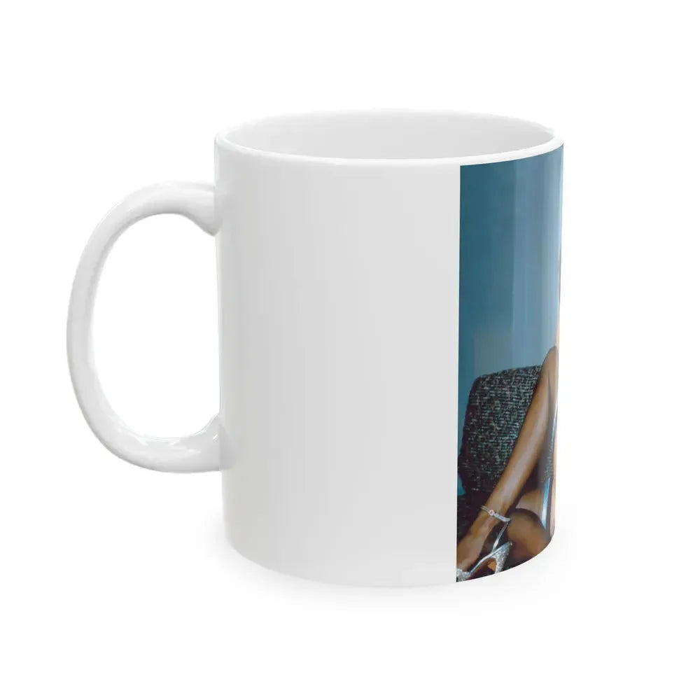 Bettie Page #209 (Vintage Female Icon) White Coffee Mug - Go Mug Yourself