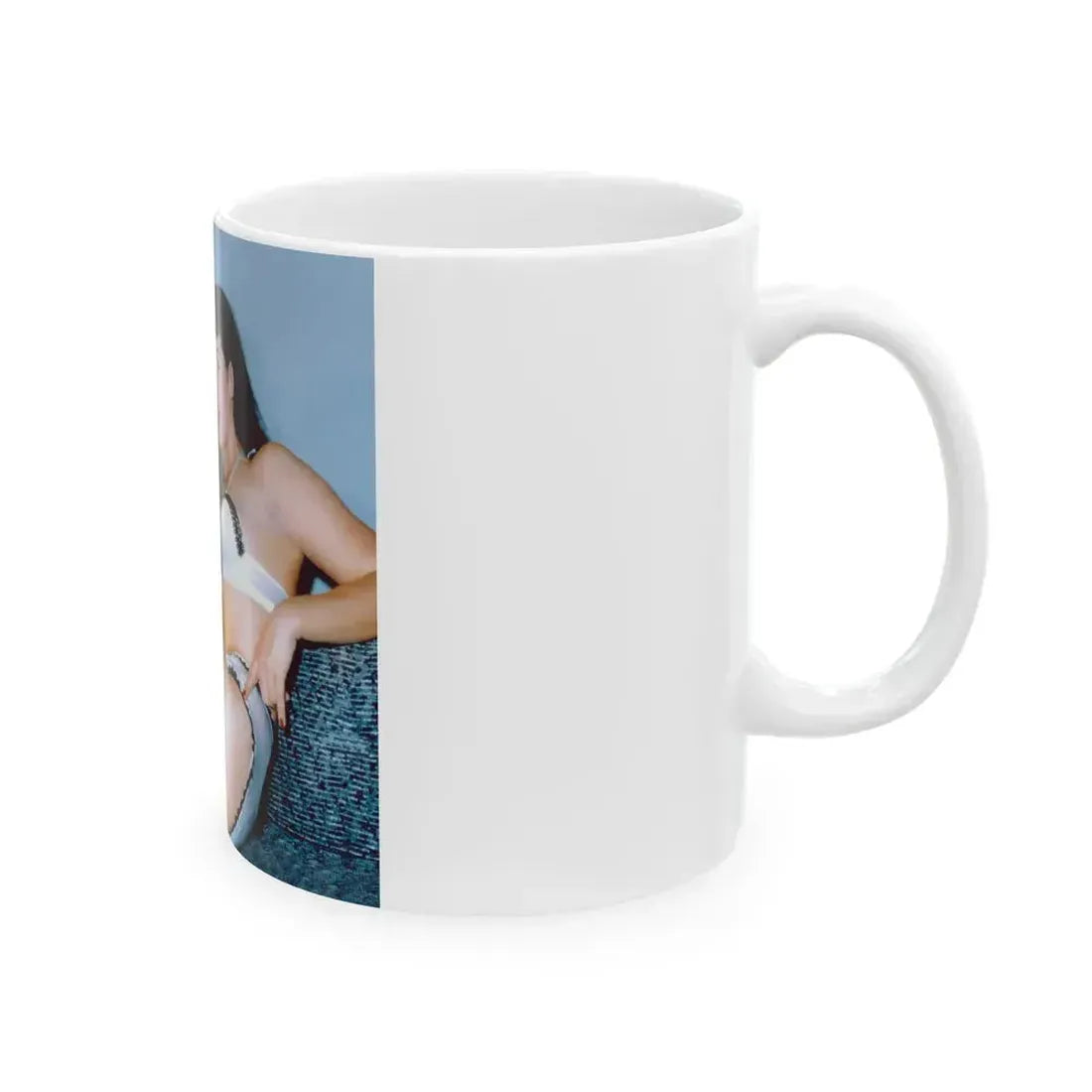 Bettie Page #209 (Vintage Female Icon) White Coffee Mug - Go Mug Yourself
