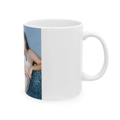 Bettie Page #209 (Vintage Female Icon) White Coffee Mug - Go Mug Yourself