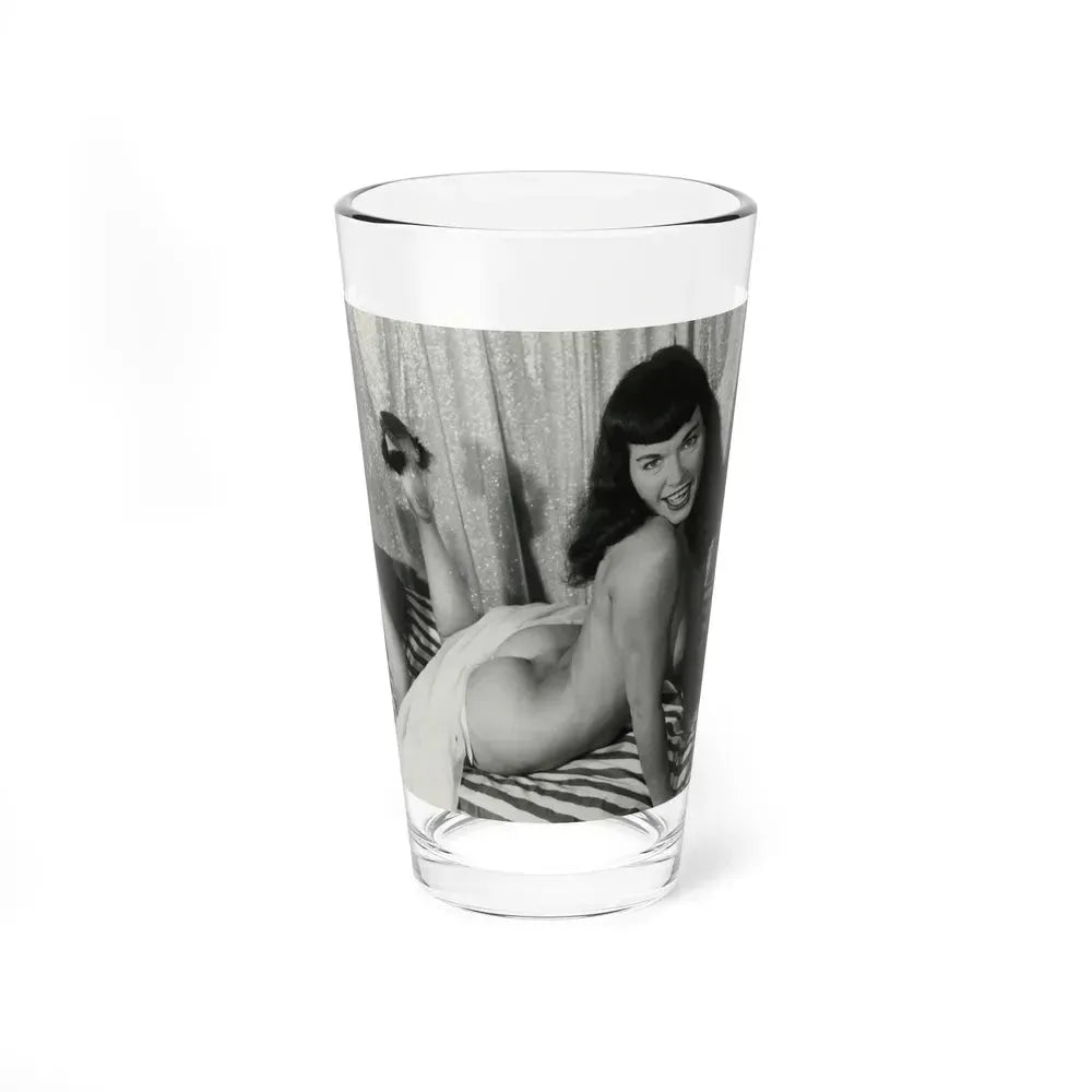 Bettie Page #212 (Vintage Female Icon) Pint Glass 16oz 16oz - Go Mug Yourself